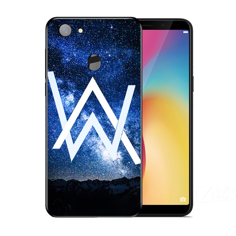 Ốp Điện Thoại In Logo Alan Walker Cho Oppo A9 A5 A3S A39 A57 A83 A1 F5 F7 A73 F9 A7X