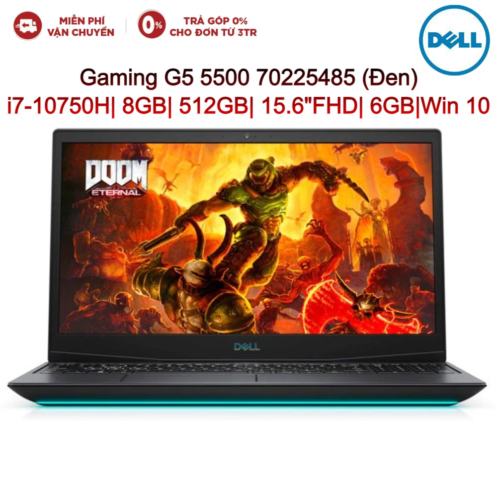 Laptop Dell Gaming G5 5500 70225485 i7-10750H| 8GB| 512GB| 15.6"FHD| 6GB| Win 10