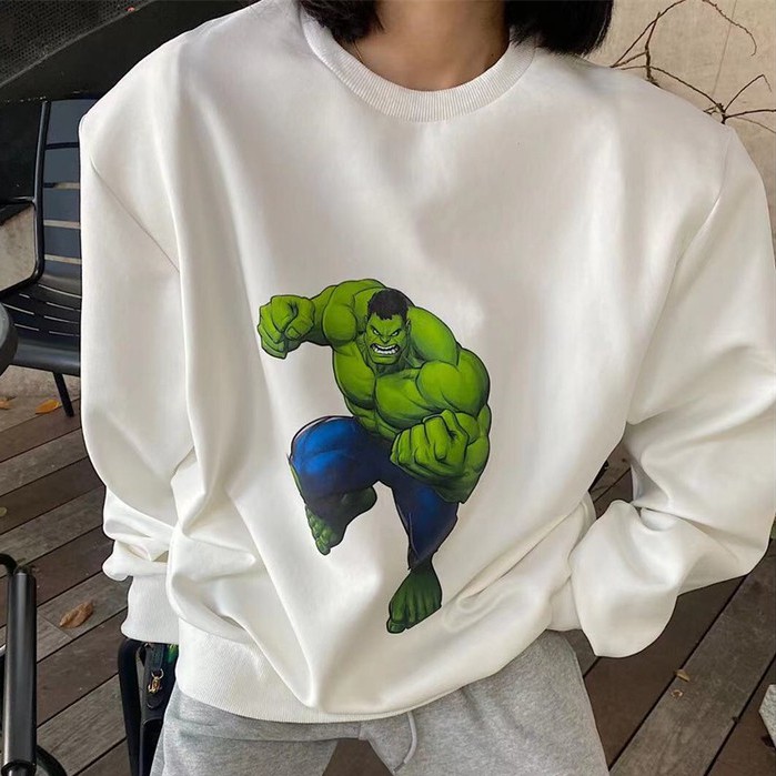 Áo Sweater Hulk A2255 Chất Dày Dặn Trẻ Trung Phù Hợp Mặc Couple