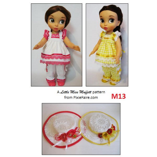 Rập giấy quần áo búp bê M13