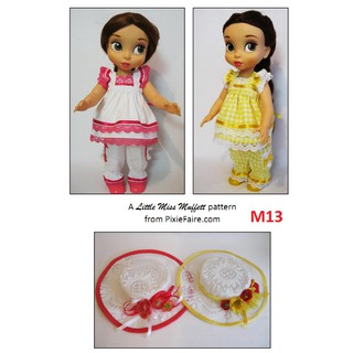 Rập giấy quần áo búp bê M13