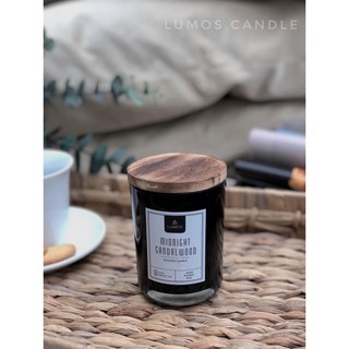 [HOTSALE!!!] Nến thơm tông gỗ - LUMOS MIDNIGHT SANDALWOOD