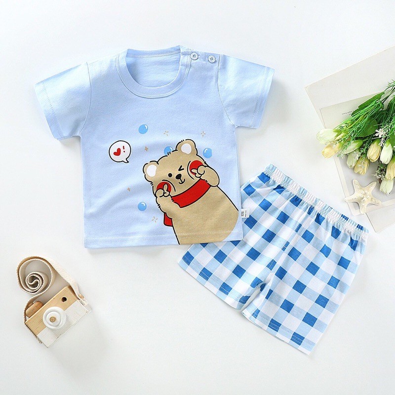 Đồ bộ trẻ em 100% cotton