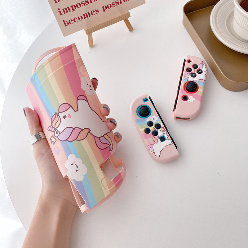 Vỏ Tpu Mềm Bảo Vệ Tay Cầm Máy Chơi Game Nintendo Switch Hình Pikachu Doraemon Dễ Thương