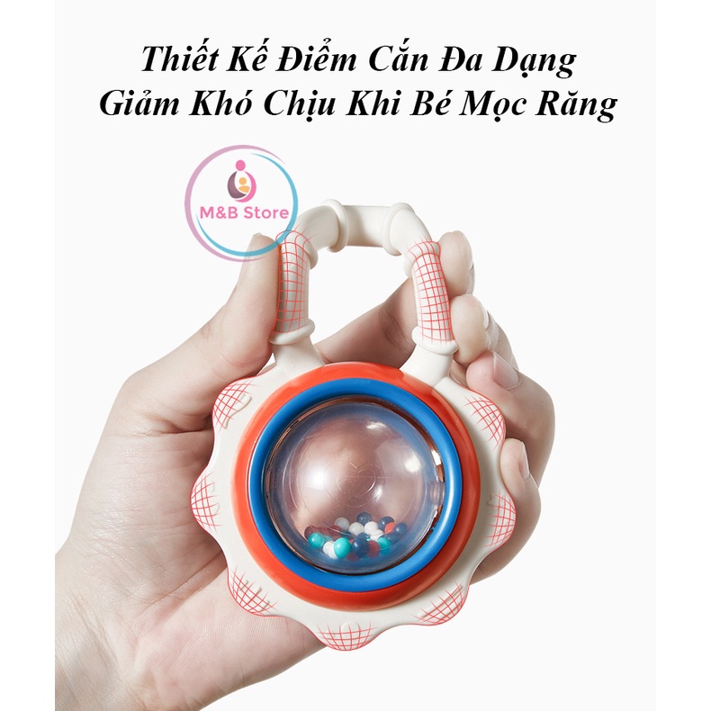 Set Đồ Chơi Lục Lạc, Gặm Nướu Cho Trẻ Sơ Sinh 10 Món - KUB, Phát Triển Đa Giác Quan