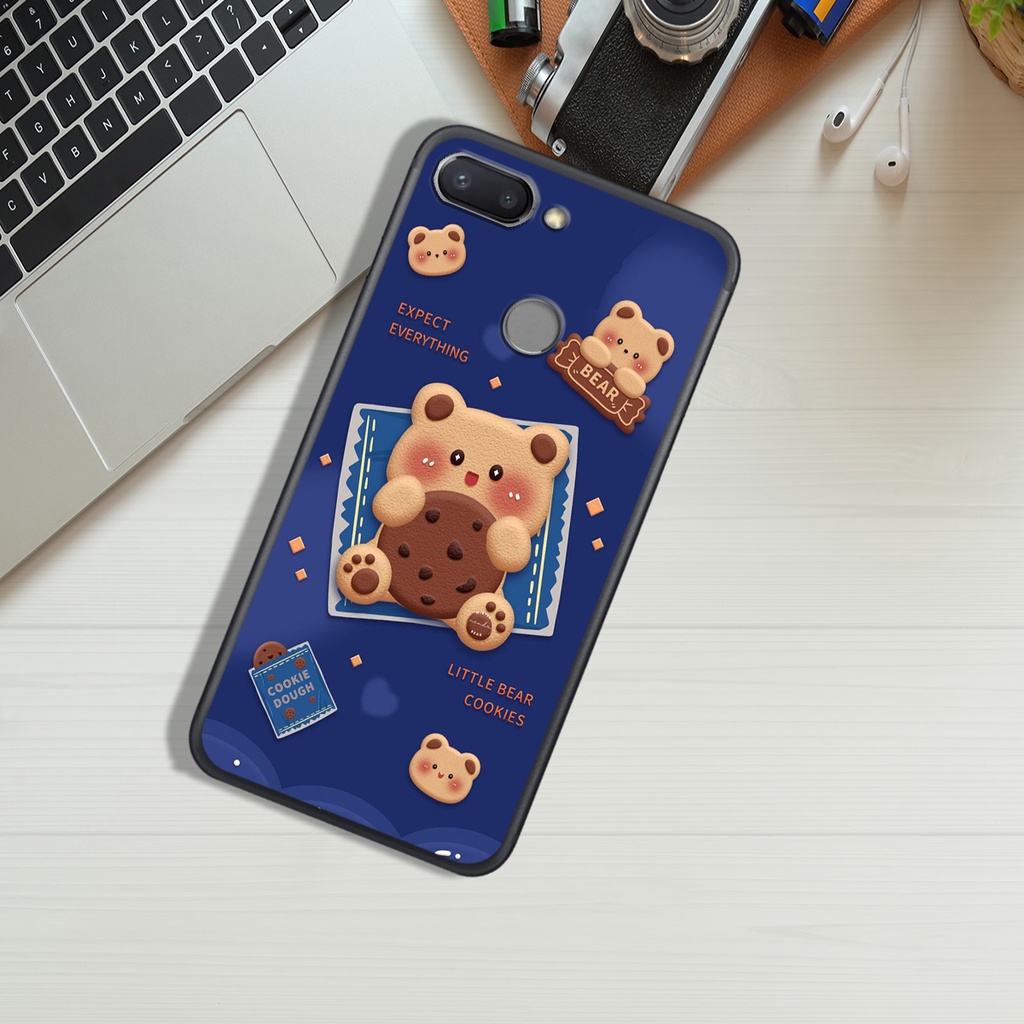 ỐP LƯNG XIAOMI REDMI 5A - REDMI 6 - REDMI 6A, IN HÌNH GẤU NÂU CHOCOLATE ĐÁNG YÊU.