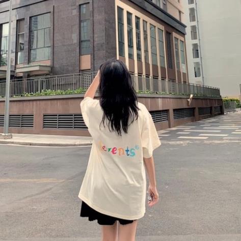 Áo thun tay lỡ Unisex LEVENTS LOVE màu KEM ❤️/Nam nữ unisex/Áo phông cổ tròn form rộng TAHAYA ❤️