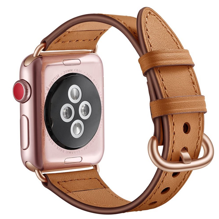 Dây đeo bằng da thời trang cho đồng hồ Apple Watch 38mm / 42mm / 40mm44mm / 4 / 3 / 2 / 1