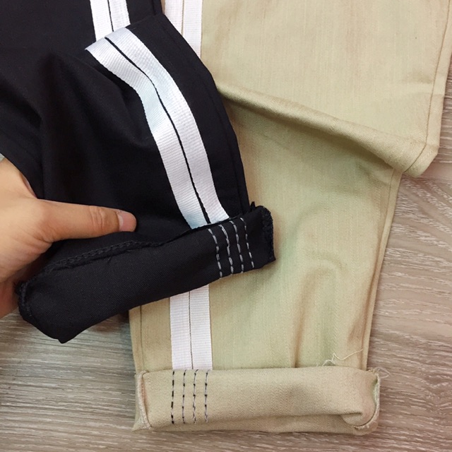 Quần baggy thể thao 2 sọc