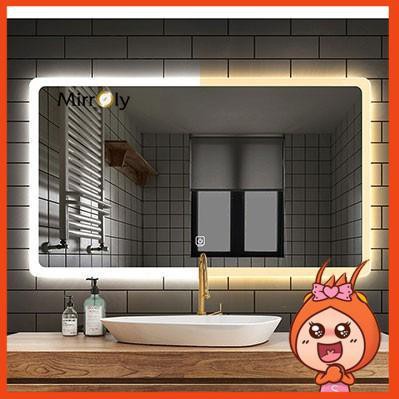 [NỔI BẬT] ✩ Gương Phòng Nhà Tắm Vệ Sinh Toilet Có Đèn Led Đẹp Giá Sỉ Rẻ Hà Nội Đà Nẵng TPHCM 🍓 GƯƠNG MIRROLY