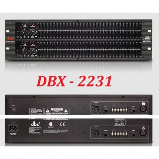 Bộ lọc âm Equalizer dbx 2231 + 2 jack canon