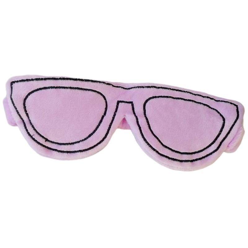 Băng Đô Đeo Mắt Kính Vải Nhung Họa Tiết Thêu Vui Nhộn Sáng Tạo