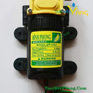 Bơm tưới cây, phun thuốc 12v - 4,5l