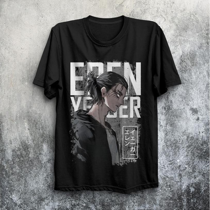 HOT🔥 Áo Phông Attack On Titan Eren Yeager mẫu mới cực chât