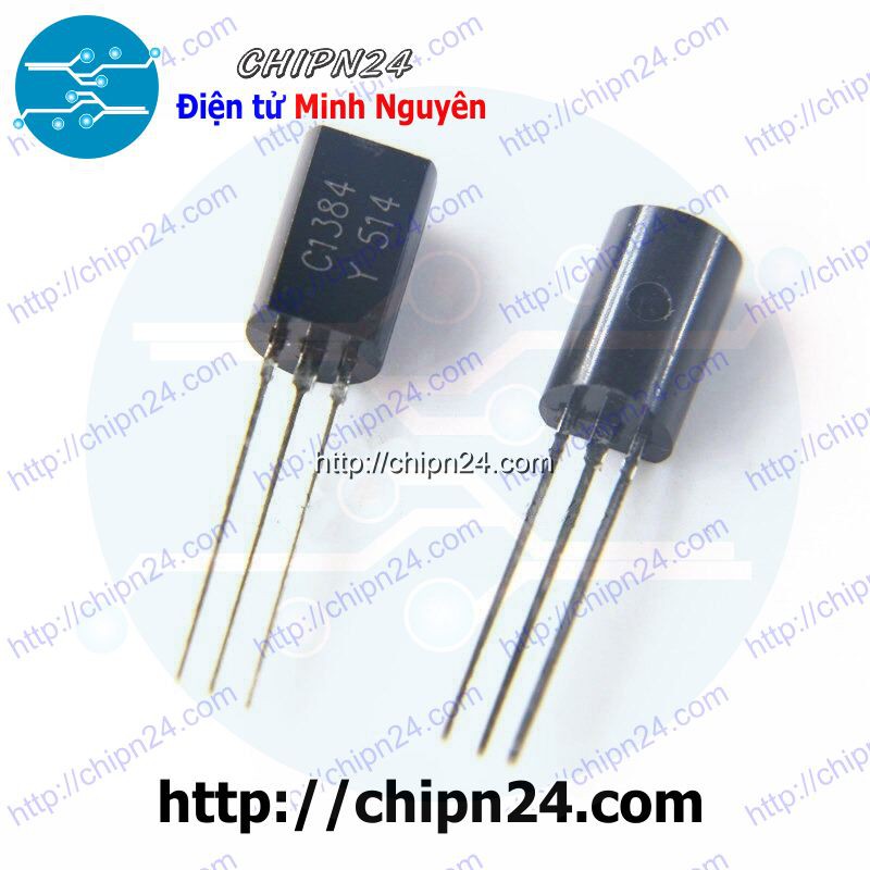 [25 CON] Transistor C1384 TO-92L NPN 1A 50V (2SC1384 2SC1384 1384)