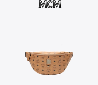 Túi Đeo Chéo Phối Lông In Logo Mcm 2020 Cỡ 34x12 X 21 cm