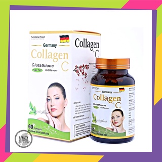 ￼Viên uống đẹp da Collagen + C bổ sung Vitamin A E C giảm nám sạm da Hộp 60v