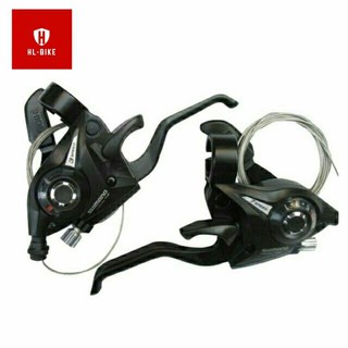 Tay đề bấm xả xe đạp shimano 3x7