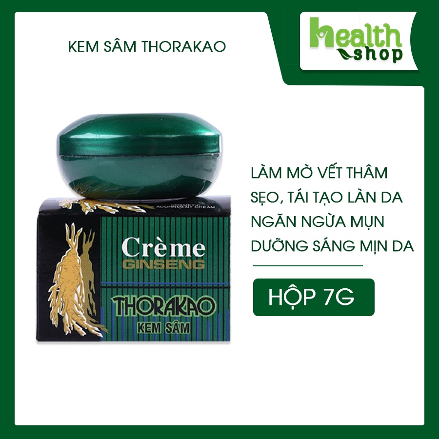 Kem Sâm Thorakao 7g: Sáng da, ngừa mụn, dưỡng ẩm