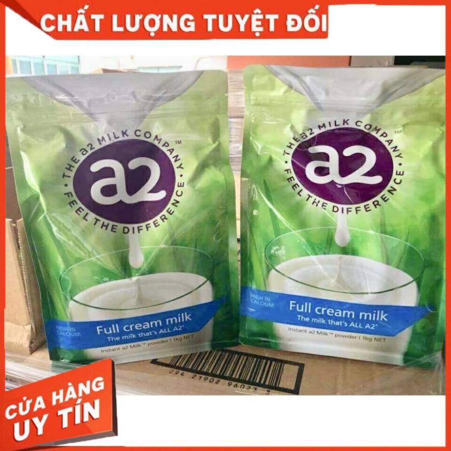 (FREESHIP+QUÀ+CHUẨN AIR) Sữa bột A2 nguyên kem - tách kem của Úc (1Kg)