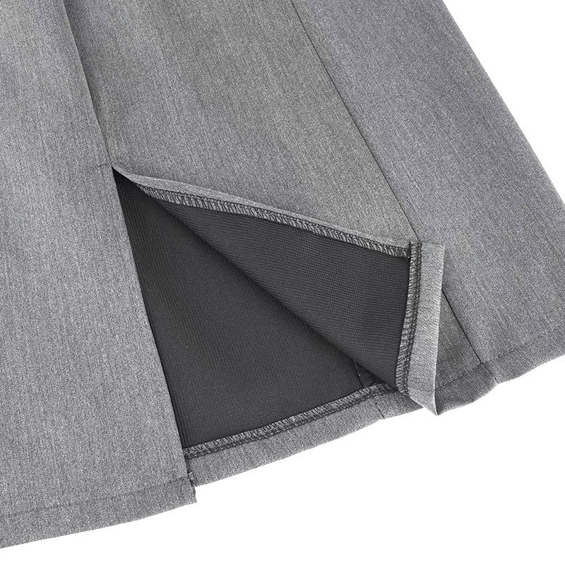 V16 - Váy Bigsize Xám Form Suông Lưng Thun