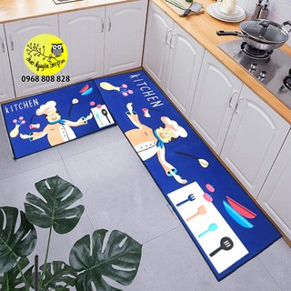 Set thảm nhà bếp siêu xinh 3D