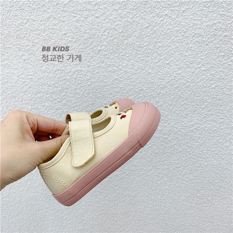 Giày Lười Vải Canvas Đế Mềm Nhẹ Thoải Mái Thời Trang Mùa Xuân Cho Bé Gái