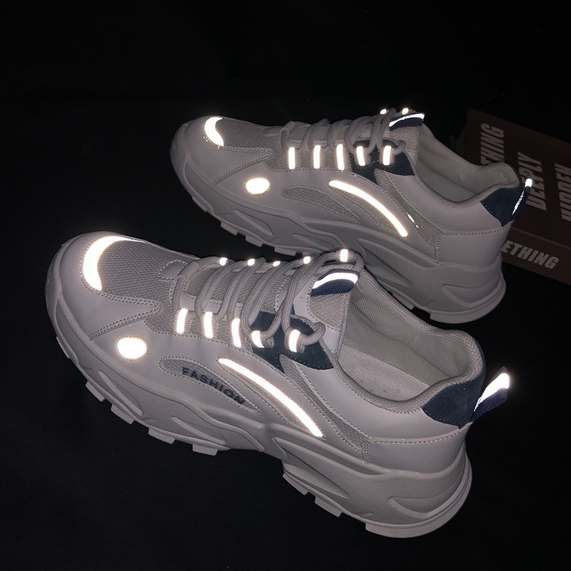 Giày Sneaker Thể Thao Nam G69 Màu Trắng Cao Cấp Phản Quang Kiểu Dáng Thời Trang Hàn Quốc Đẹp Giá Rẻ A1