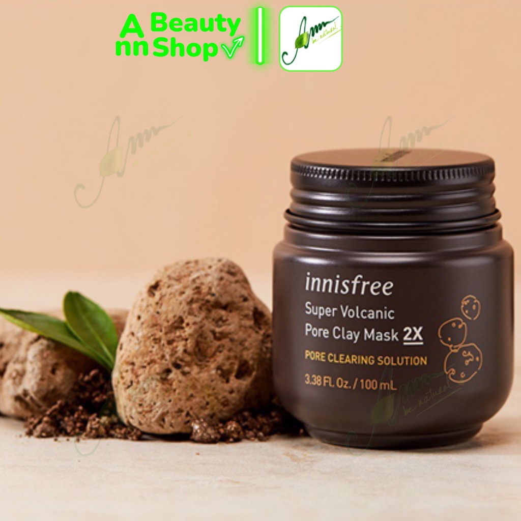 Mặt Nạ Tro Núi Lửa Innisfree Super Volcanic Pore Clay Mask 2X 100ml