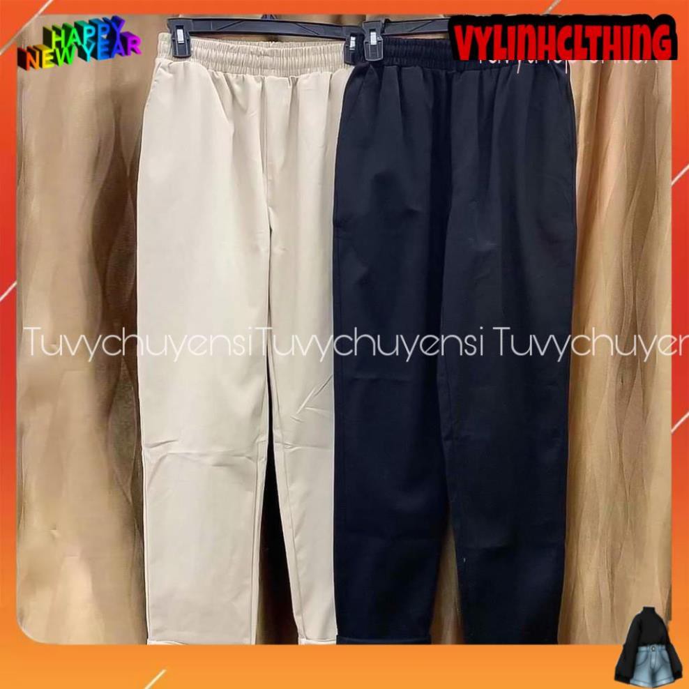 Quần Kaki Ống Suông Unisex Nam Nữ quần Baggy Nam Nữ Mềm Co Dãn