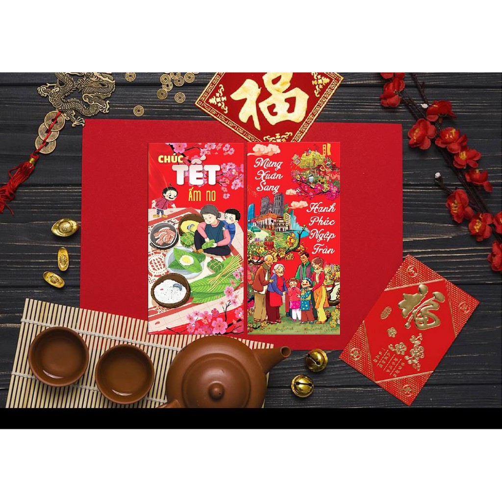 [HOT Deal 1k ] Bao lì xì tết rẻ đẹp 2021 1 cái ngẫu nhiên