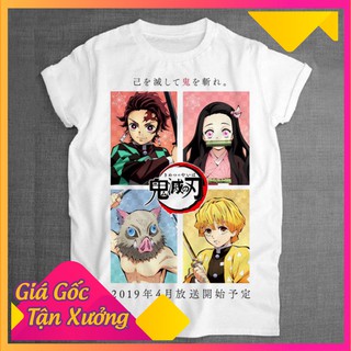 Áo thun kimetsu no yaiba nam nữ