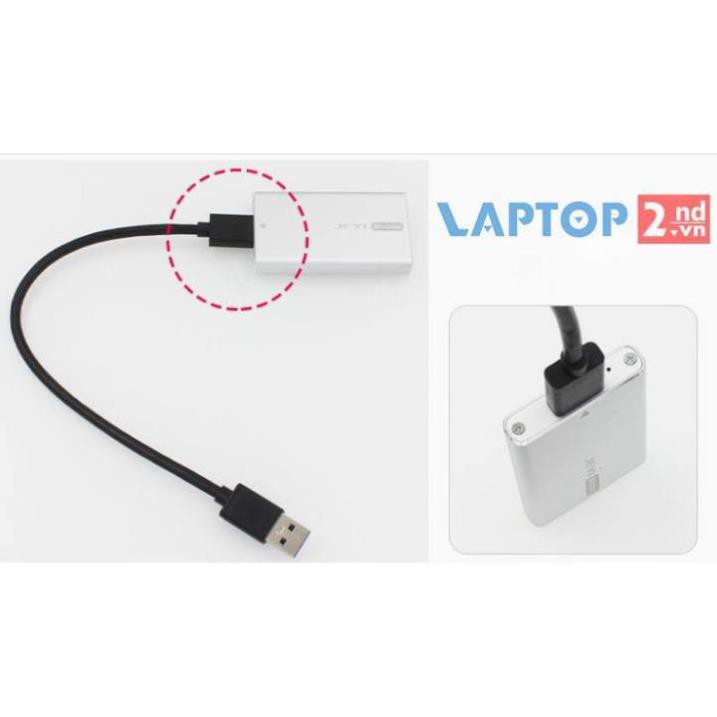 Adapter chuyển đổi từ SSD Msata ra cổng USB 3.0 làm ổ cứng di động .