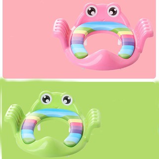 THU NHỎ BỒN CẦU CÓ TAY CÓ TAY VỊN| Lót bồn cầu ếch| Bệ vệ sinh trẻ em