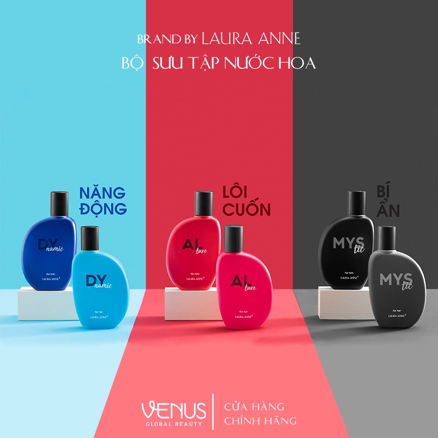 [DATE THÁNG 11/2023] Nước hoa nữ LAURA ANNE Dynamic For Her chính hãng 30ml