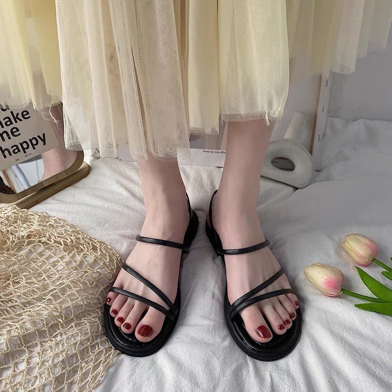 dép đan dây đi biển ulzzang basic
