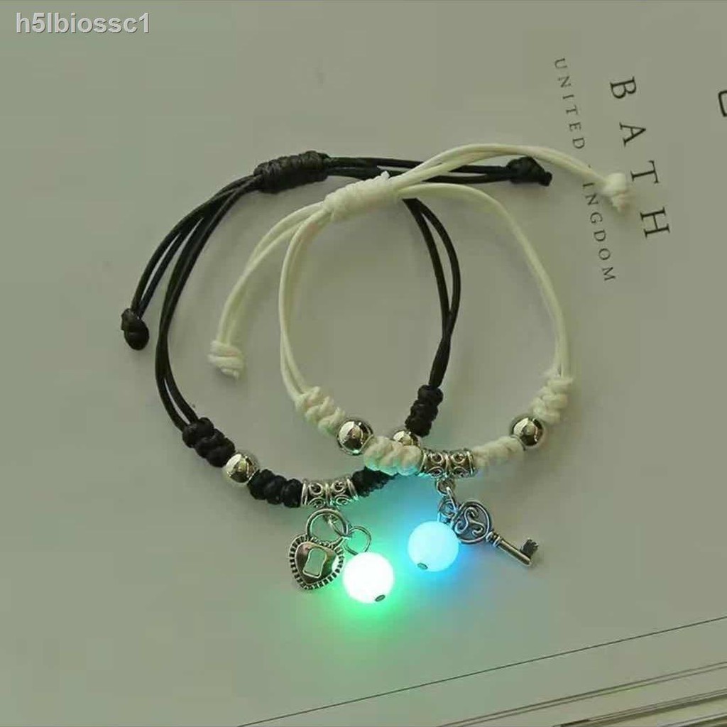 ▼Vòng tay dạ quang thời trang Hàn Quốc cặp đôi nam nữ quà tặng phát sáng sinh hai bạn gái người mẫu tình | BigBuy360 - bigbuy360.vn