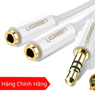 Cáp chia rắc loa 3.5 1 ra 2 chính hãng ugreen 10739