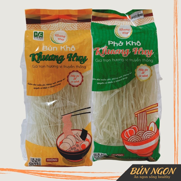 Bún Khô Bún Sạch Khương Huy Ăn Kiêng Giảm Cân Eatclean - Bún Ngon 300g - Bún Bò Huế