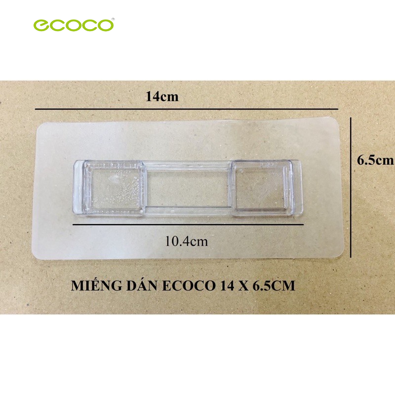 Miếng dán dài Kệ nhà tắm, hộp giấy Ecoco 14x6cm QH's