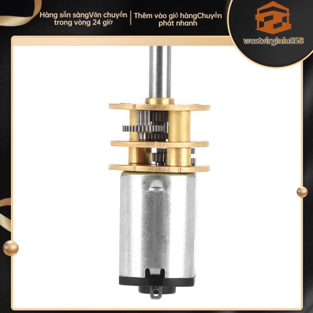 Westvirginia058 Động cơ hộp số DC6V / 12V GA13N20 điện cho mô hình ô tô Robot DIY