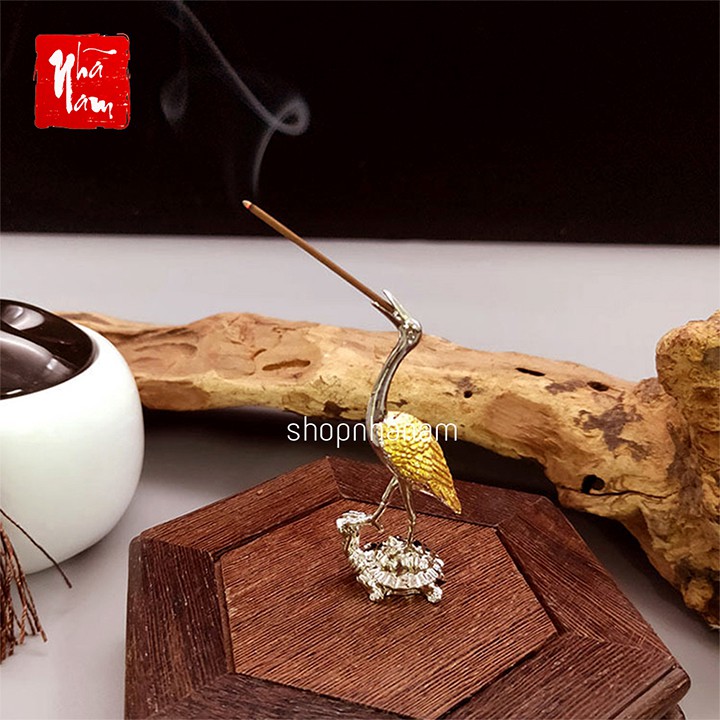 Đế cắm nhang vòng đặt hương cây dùng thắp hương phụ kiện thác khói trầm hương
