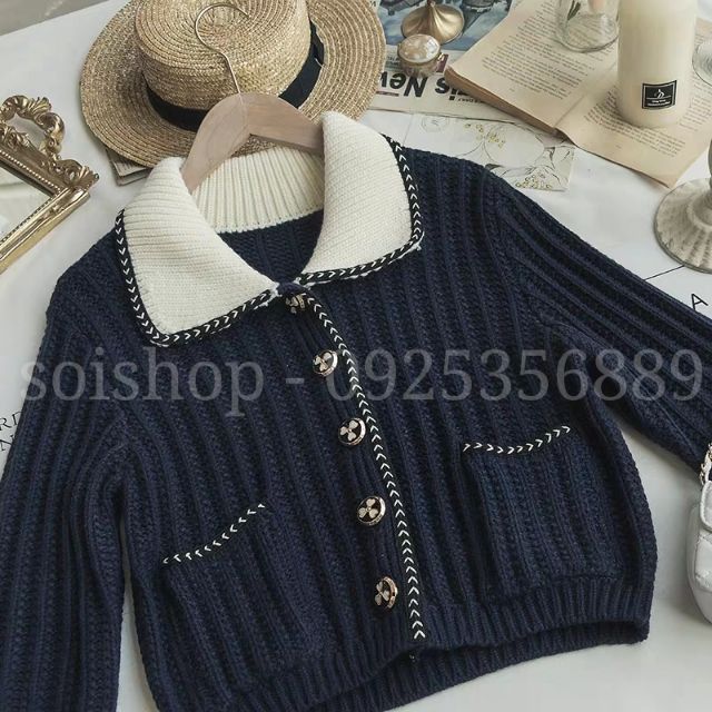 LEN XINH CỔ SƠ MI XINH