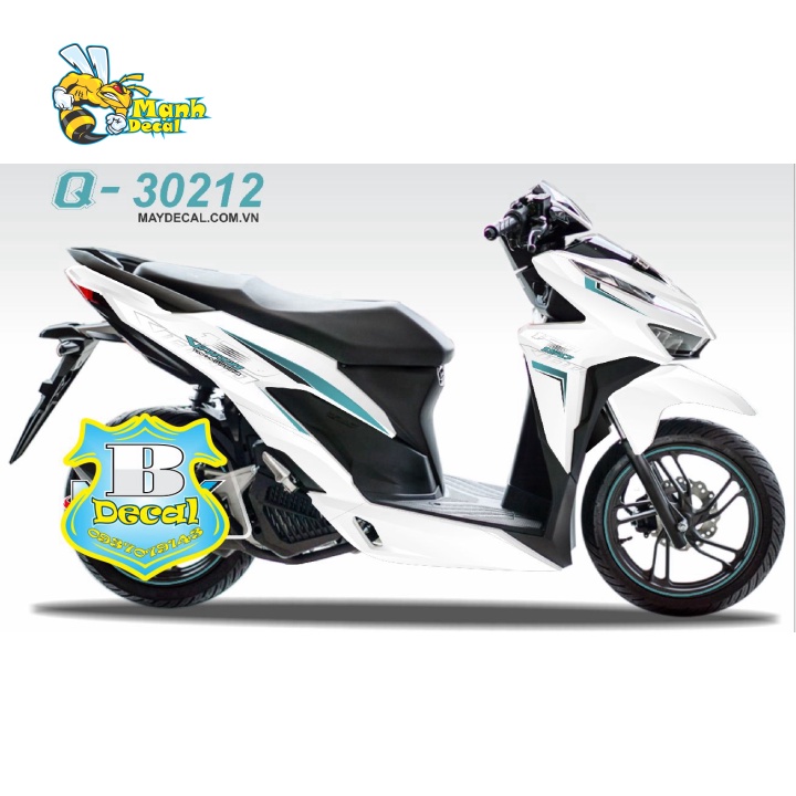 Ten rời xe vario 150 trắng xanh ngọc 30212