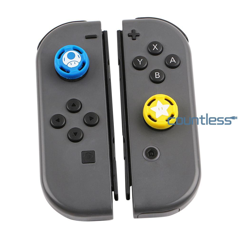 Bộ 4 Nút Silicone Thay Thế Cho Tay Cầm Chơi Game Nintendo Switch Ns