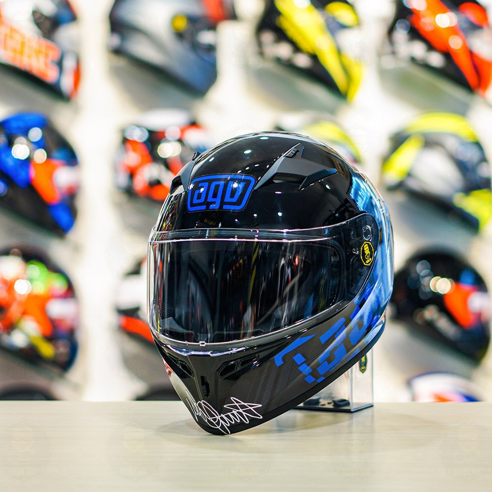 Tem Decal AGV Myth Xanh Dán Mọi Mũ Fullface (không bao gồm mũ)