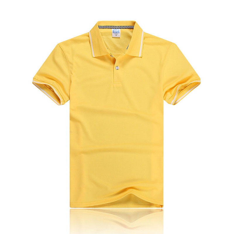 IELGY Quick-drying Printed T-shirts Casual Polo Workwear Comfortable Versatile Men's Workwear Lapel