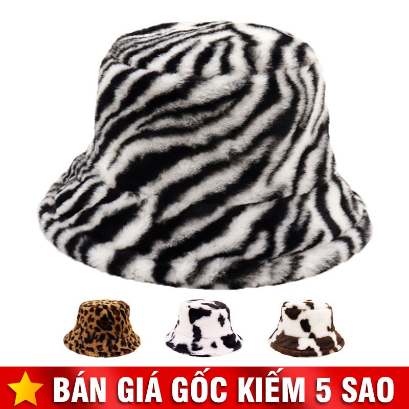 Mũ Lông Rằn Ri Hot Trend Cho Nàng Cá Tính P1960