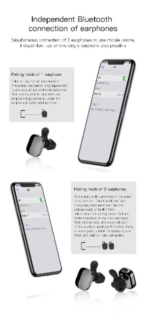 Tai nghe Bluetooth cảm ứng chạm Baseus Encock W02 Touch Earphone - Kết nối cùng lúc 2 thiết bị