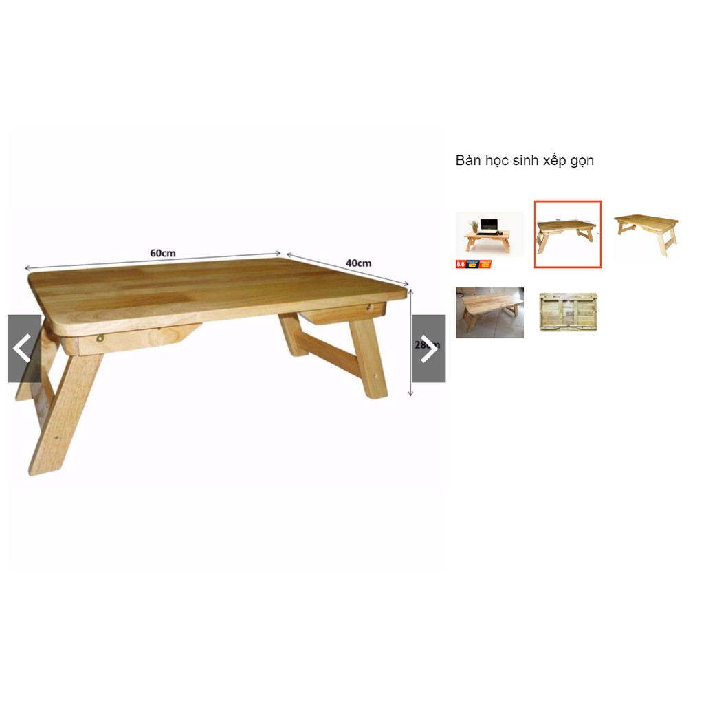 Bàn học sinh ngồi bệt xếp gọn | BigBuy360 - bigbuy360.vn